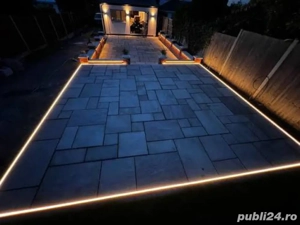 Montare LED-uri si incalzire in alei