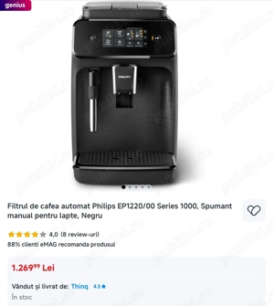 Expresor Cafea Philips EP1220 Series 1000