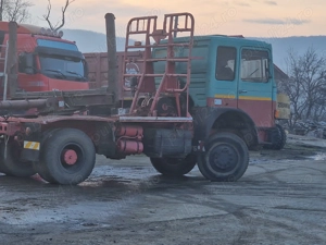 MAN FAS 19.321 tractiune 4x4 reductor cu troliu forestier, remorcă agricola - imagine 10