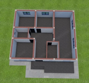 Casa Parter, zona Damila, teren 307mp - imagine 4