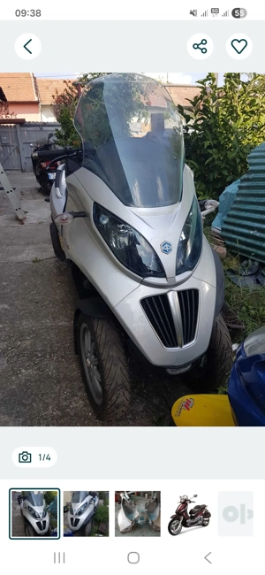 dezmembrez piese carene motor piaggio mp3