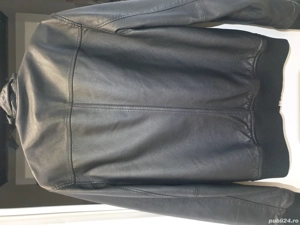 geaca aviatie,piele naturala - imagine 2