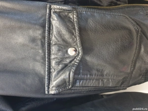 geaca aviatie,piele naturala - imagine 3