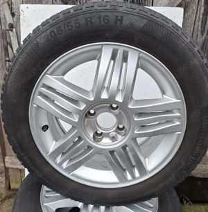 Set roti complete Renault jante aliaj originale - imagine 2