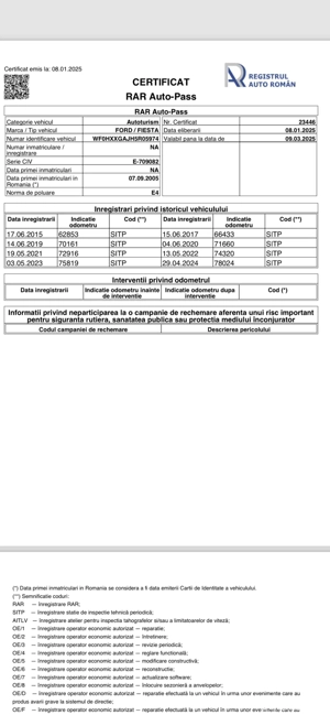 vand ford fiesta benzina proprietar 