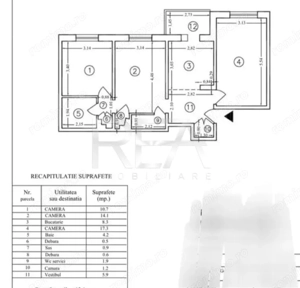 3 camere 4/8, bloc 1984, proiect centrala -Gorjului - imagine 7