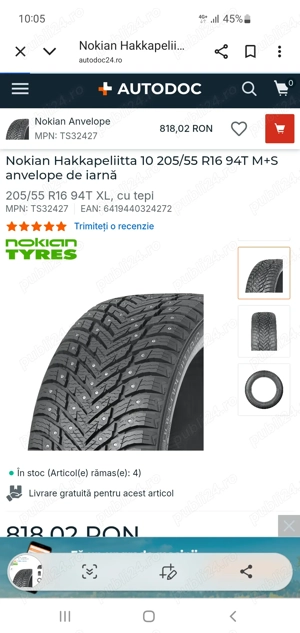 Anvelope de vânzare 