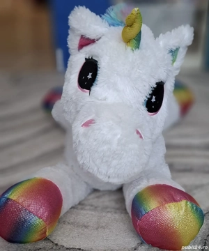 Vând doi unicorni de pluș identici - imagine 2