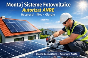 Montaj Sisteme Fotovoltaice Firma Autorizata ANRE  București, Ilfov, Giurgiu
