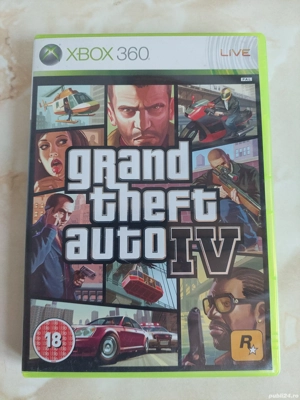 [Xbox360] Vând joc GTA 4 (iv) original și complet pt Xbox 360 [poze reale]