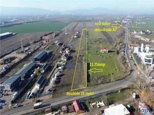 Teren de vanzare 11.756 mp in zona de Vest a Focsaniului