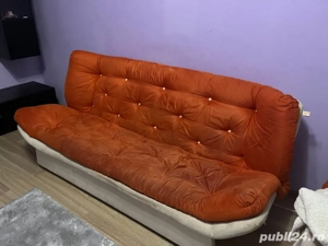 vând set canapea și fotoliu extensibile