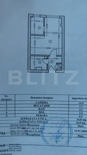 Garsoniera 25mp Petre Ispirescu Barca - imagine 9