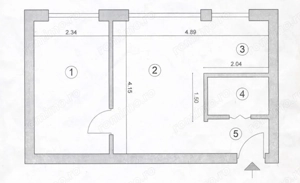 Apartament cu 2 camere - zona Rogerius - imagine 10