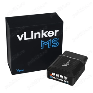 Tester interfata diagnoza auto universal Vgate vLinker MS bluetooth Windows, Android, iOS - imagine 2