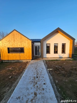 Casă modernă stil scandinav, 3 dormitoare, teren 513 mp   Adunații Copăceni | 115.000   - imagine 3