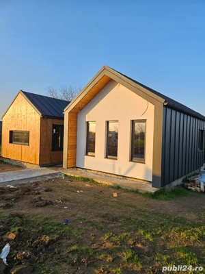 Casă modernă stil scandinav, 3 dormitoare, teren 513 mp   Adunații Copăceni | 115.000   - imagine 2