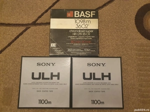 role magnetofon Sony Basf 26cm metalice originale impecabile 