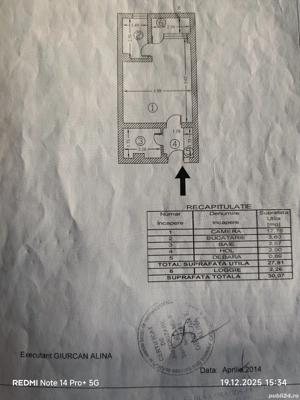 Garsoniera piata Minis