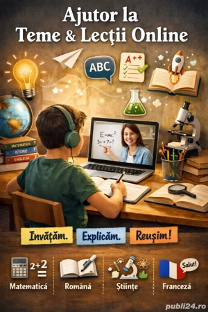 Ofer pregătire teme și evaluări limba română și limba franceză online