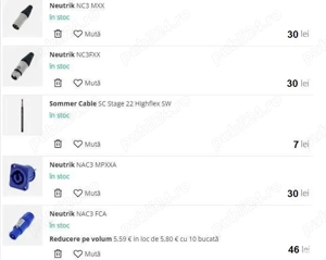 Conector XLR Neutrik - mufe XLR Cannon Neutrik Originale PowerCon Neutrik cablu microfon speakon - imagine 5