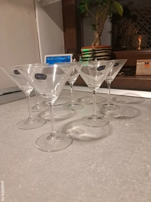 Set 6 pahare Martini Bohemia Royal Crystal 210 ml transparent
