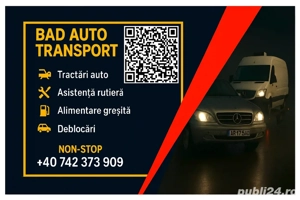 Asistenta Rutiera Arad Tractari Auto non-stop Transport utilaje Trailer Platforma 