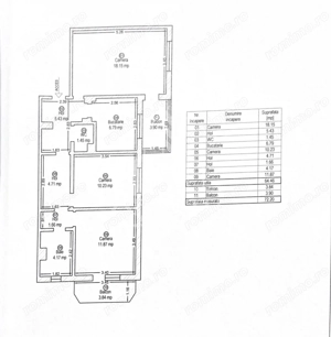 Apartament cu 3 camere, 2 bai, 2 balcoane, decomandat, zona Freidorf - imagine 2