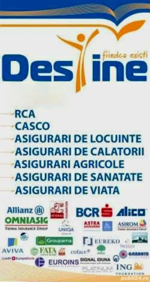 Asigurări   RCA, CASCO, Viață, Sănătate | Partener Destine