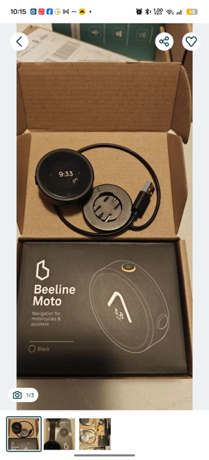 Beeline Navigatie moto / bicicleta