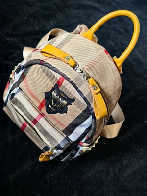 Rucsac panza piele ecologica mustar bufnita neagra