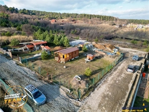 Teren intravilan 520 mp cu casuta din lemn,zona linistita,aproape de oras,Sancraiu,Covasna