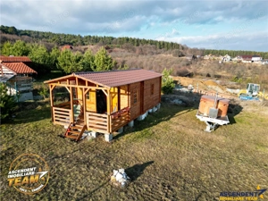 Casuta din lemn,cu 520mp teren intravilan,zona linistita,aproape de oras,Sancraiu,Covasna - imagine 10