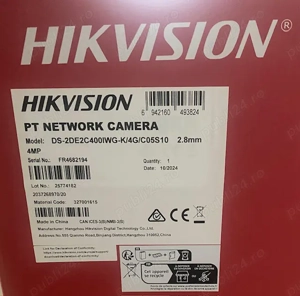 NOUA_Camera de supraveghere Pan-Tilt pachet complet cu panou solar