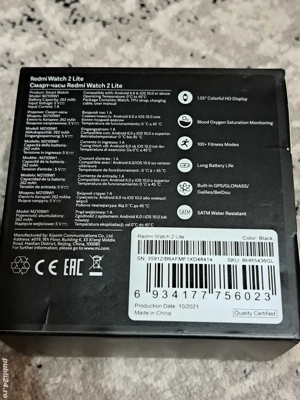 Smartwatch Redmi Watch 2 Lite - imagine 4