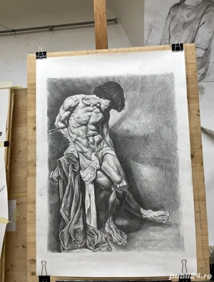 Desen realizat manual 1000 lei 