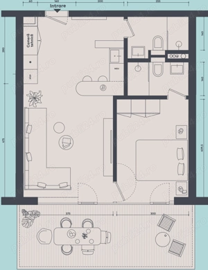 Vanzare Apartament 2 camere Vogh Olimp, seaview, etaj 9, loc parcare - imagine 2