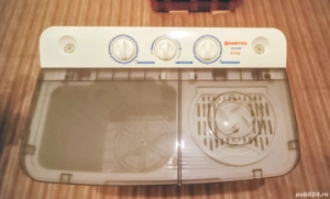 Mașină de spălat rufe semiautomata cu storcător  - imagine 2