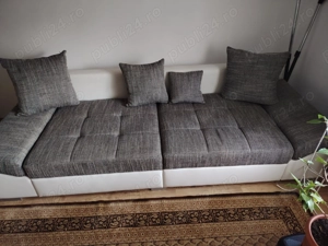 Coltar din mat textil, canapea