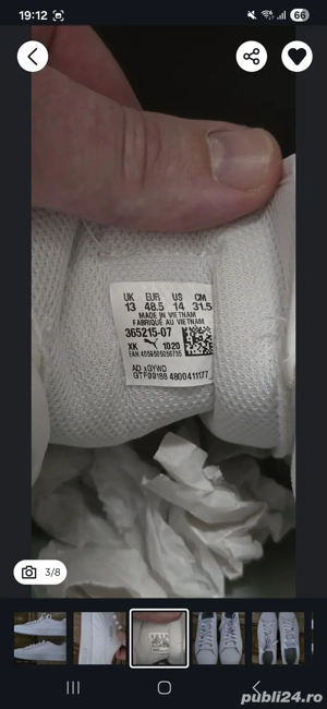 De Vanzare Adidasi Albi Puma! - imagine 2