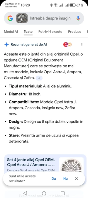 4 jante opel 205/55/16 - imagine 7