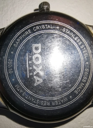 Vand ceas DOXA unisex - imagine 3