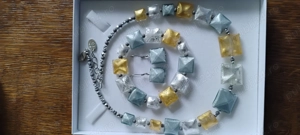 Doua seturi MIllefiori,din sticla de Murano