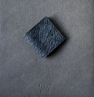 Clip magnetic pentru bani-piele de crocodil, lucrat manual-idee cadou