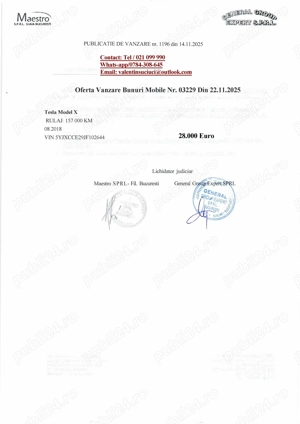 Tesla Model X (unic proprietar   testare) - imagine 10