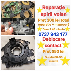Reparatie Spira volan / Deblocare Contact VW Seat Skoda Audi 5K0953569