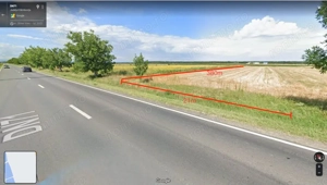 Teren Nucet 8018m Deschidere 21m la DN71 Targoviste