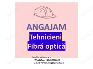 Tehnicieni Fibra Optica - Germania si Suedia