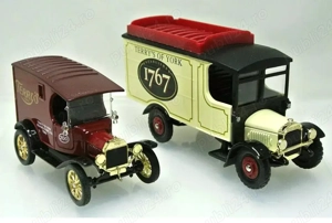 Set fabrica ciocolata Terry;s of York Corgi 1992 camion Thornycroft Anglia, Ford T machete metal noi