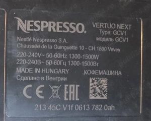 Vând: Expresser Nespresso VERTUO NEXT GCV1 (Folosit) - imagine 4